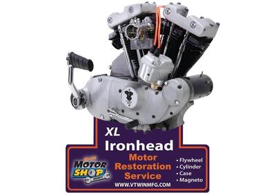 Insegna metallica motore Ironhead Sportster V-Twin  - Annuncio 9446009