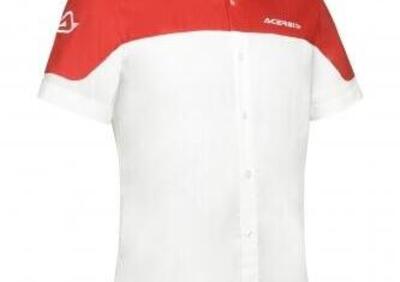 Camicia manica corta Acerbis Team Bianco Rosso - Annuncio 8695080