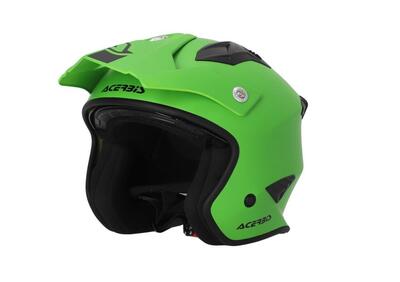 Casco jet Acerbis Aria 2206 Verde 4 - Annuncio 9078179