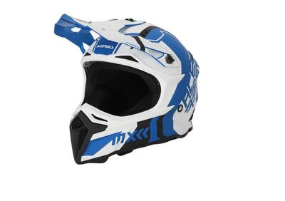 Casco cross Acerbis Profile 5 Bianco Blu - Annuncio 9088440