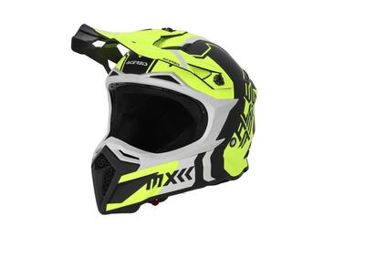 Casco cross Acerbis Profile 5 Nero Giallo Fluo - Annuncio 9088443