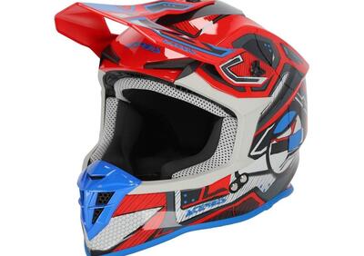 Casco cross Acerbis LINEAR 2206 Rosso Blu - Annuncio 9374266