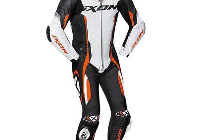 Tuta moto pelle estiva Ixon VORTEX 2 Nero Bianco A - Annuncio 8500646