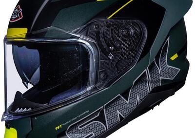 Casco integrale SMK TITAN FIREFLY in fibra Nero Ve  - Annuncio 8428232