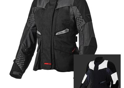 Giacca moto donna touring Macna Fusor WP Nero - Annuncio 8236646