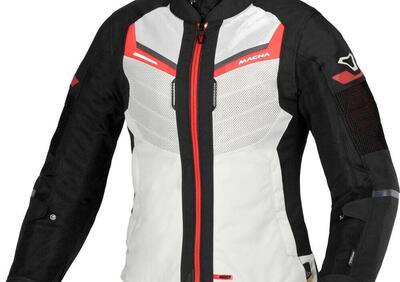 Giacca moto donna Macna Tondo Grigio chiaro Nero R - Annuncio 9139130