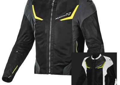 Giacca moto estiva Macna Orcano Night Eye Giallo f - Annuncio 8236726