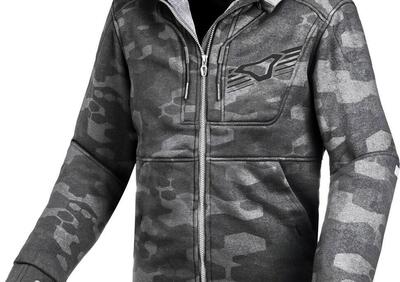 Felpa moto Macna District Nero Grigio Camo - Annuncio 8236747