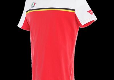 T-shirt Dainese Fast 7 bianco rosso - Annuncio 8237042