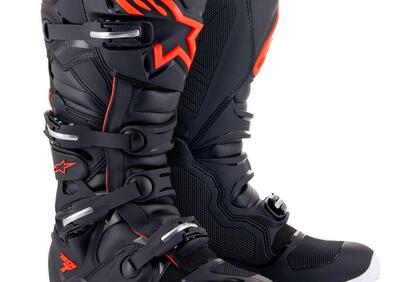 Stivali cross Alpinestars Tech 7 Enduro Nero Rosso - Annuncio 9044014