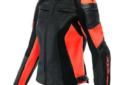 Giacca moto donna pelle Dainese Racing 4 Rosso Flu - Annuncio 9429285