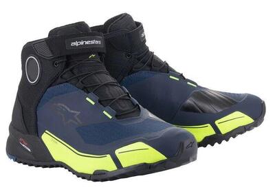 Scarpe moto Alpinestars CR-X DRYSTAR Nero Blu scur - Annuncio 9064638