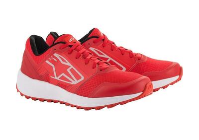 Scarpe moto Alpinestars META TRAIL Rosso Bianco - Annuncio 8237608