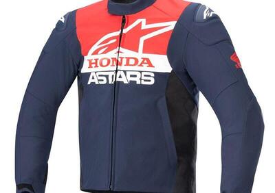 Giacca moto Alpinestars HONDA SMX WATERPROOF Navy - Annuncio 9136412