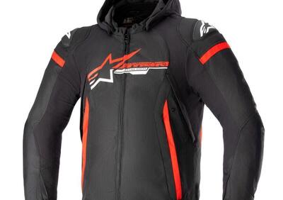 Giacca moto Alpinestars ZACA WATERPROOF Nero Rosso - Annuncio 9063734