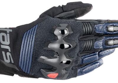 Guanti moto pelle Alpinestars HALO Blu scuro Nero - Annuncio 9063750