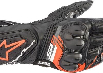 Guanti moto pelle Alpinestars SP-8 V3 Nero Rosso F - Annuncio 8428946