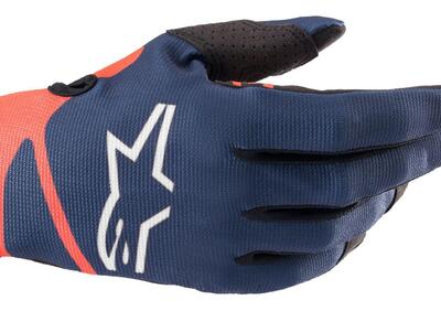 Guanti cross Alpinestars RADAR NV Blu scuro Rosso - Annuncio 8619215