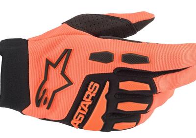 Guanti cross Alpinestars FULL BORE Arancio Nero - Annuncio 8468658