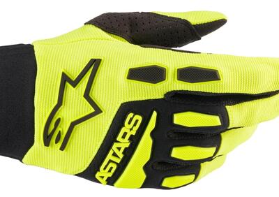 Guanti cross Alpinestars FULL BORE Giallo Fluo Ner - Annuncio 8468659