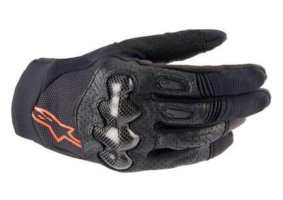 Guanti cross Alpinestars MEGAWATT Nero Rosso fluo - Annuncio 9288195