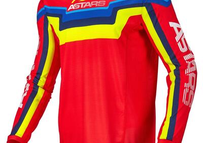 Maglia cross Alpinestars TECHSTAR QUADRO Rosso Acc - Annuncio 8619297