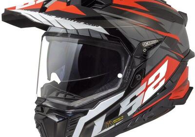 Casco integrale LS2 MX701 Explorer Spire nero tita - Annuncio 9453564