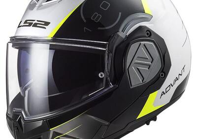 Casco modulare LS2 FF906 ADVANT CODEX Bianco Nero - Annuncio 8839879