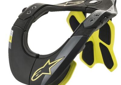 Supporto collo Alpinestars BNS TECH-2 Nero Giallo - Annuncio 9006553