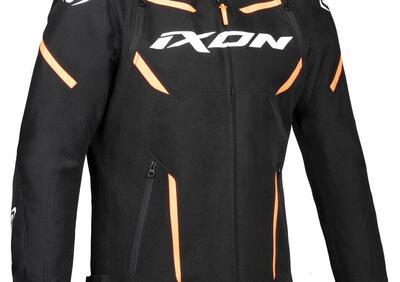 Giacca moto Ixon Striker Nero Bianco Arancione - Annuncio 9465507