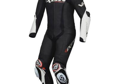 Tuta moto pelle intera Ixon VORTEX 3 Nero Bianco - Annuncio 9469754