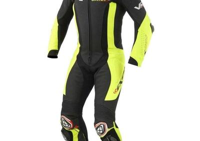 Tuta moto pelle intera Ixon VORTEX 3 Nero Giallo F - Annuncio 9469755