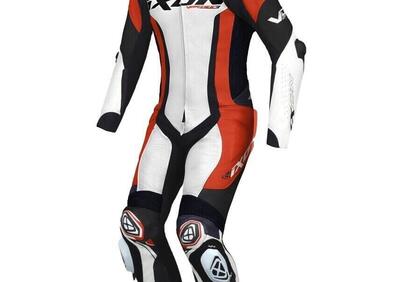 Tuta moto pelle intera Ixon VORTEX 3 Bianco Nero R - Annuncio 9469757