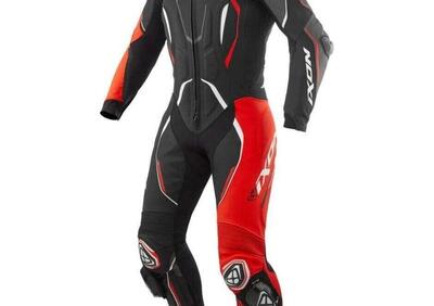 Tuta moto pelle intera Ixon DEMONIO Nero Rosso Bia - Annuncio 9469760