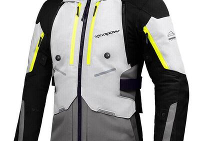 Giacca moto Ixon Vidar 3 strati Bianco Nero Giallo - Annuncio 9469769