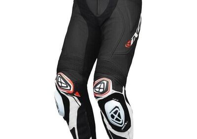 Pantalone moto pelle Ixon VORTEX 3 PT Nero bianco - Annuncio 9469831