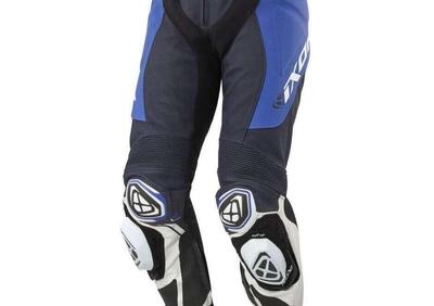 Pantalone moto pelle Ixon VORTEX 3 PT Blu Bianco - Annuncio 9469835