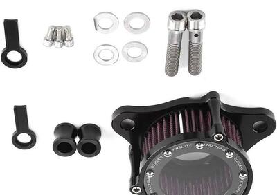 Filtro aria Turbo replica nero Per Sportster dal 1 Rough Crafts - Annuncio 9469854