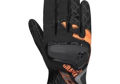 Guanti moto estivo Ixon Gravel Air Nero Arancio - Annuncio 9471466