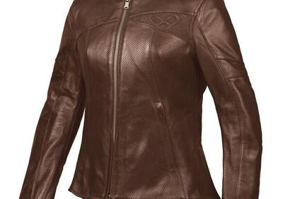Giacca moto donna pelle Ixon Cranky Air Marrone - Annuncio 9472512