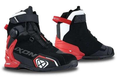 Scarpe moto Ixon BULL 2 WP Nero Bianco Rosso - Annuncio 9472565