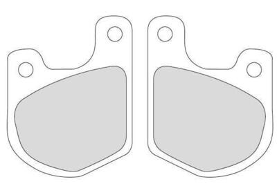 Pastiglie anteriori organiche per Sportster dal 19  - Annuncio 8555226