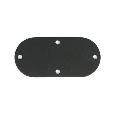 Coperchio ispezione nero grinzato per Softail dal 