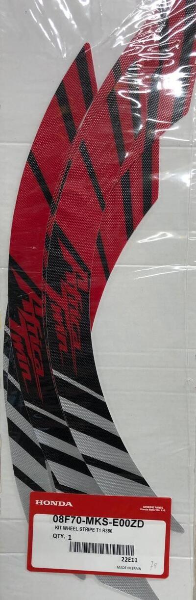 SERIE ADESIVI CERCHI PER HONDA AFRICA TWIN 1100 L1