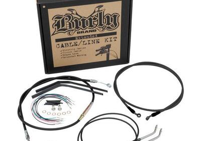 Kit cavi Softail per manubrio alto 16'' (41cm) ner  - Annuncio 8552697