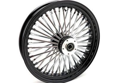 Ruota anteriore nera e cromo Big Spoke 48 raggi 18  - Annuncio 8560271