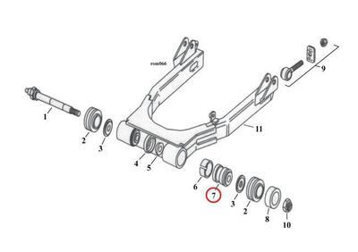 Cuscinetti forcellone per FXR dal 1982 al 1994 rif  - Annuncio 8549600