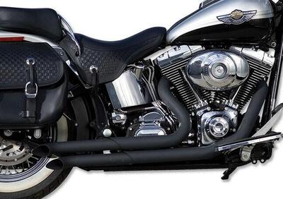 Marmitte Paughco Buzzsaw Yaffe nere Per Softail da - Annuncio 8546924