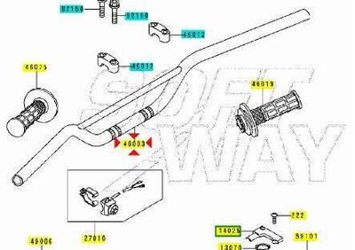 -Manubrio Kawasaki KX 460031468CC - Annuncio 9514979