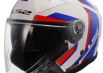 Casco Jet LS2 OF603 Infinity 2 Focus blu bianco ro - Annuncio 9535016